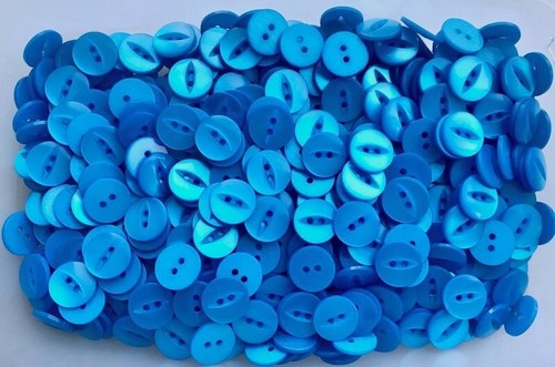 Buttons 16mm 26L Round Fisheye Button Various Colours 2 Hole Fish Eye Knitting - Picture 34 of 37