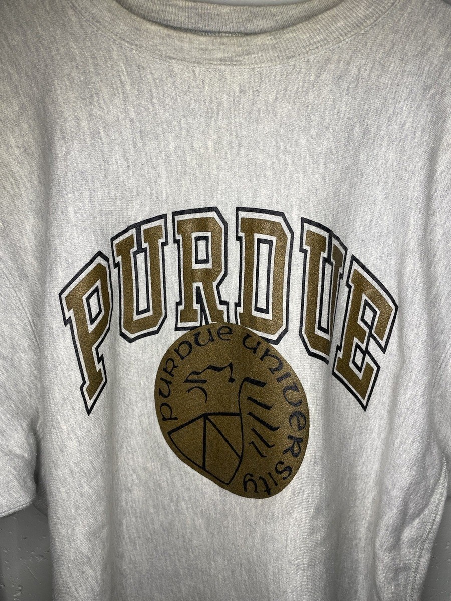 Vintage 90's Champion Reverse Weave Purdue University