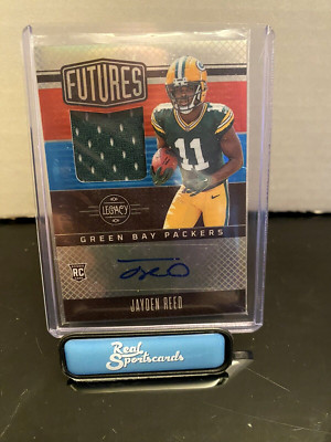 2023 Legacy Jayden Reed ROOKIE AUTOGRAPH Patch /249 NO. FAPS-15