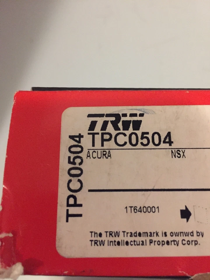 Cerámica ultra premium TRW Automotive TPC0504 comprada para Acura NSX Foto 4 de 4
