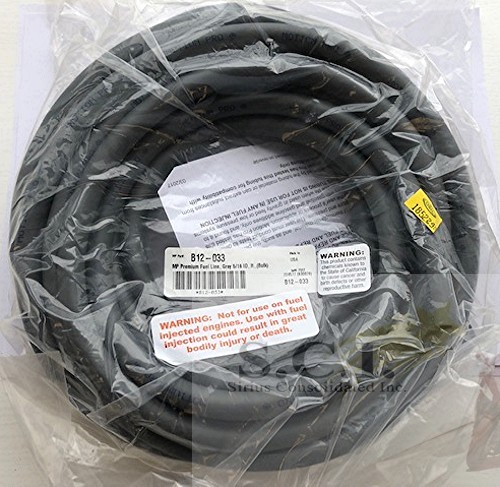 Motion Pro Tygon Fuel Line - 5/16” ID, 3 Feet Black Premium Tubing For Motorcycle, ATV, Small Engine