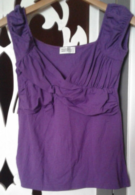 Ärmelloses Shirt lila Gr. 42