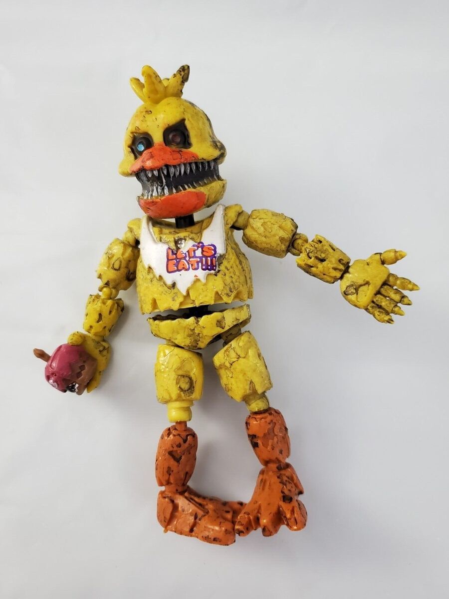 2016 FNAF Funko Nightmare Chica 5” Figure Five Nights At Freddy's