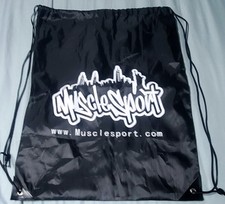 Muscle Sport Arnold Classic Expo Drawstring Bag Backpack Black New