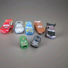 7 Disney Pixar Mattel Cars Lot Lightning McQueen Metaln  Plastic