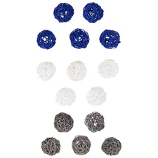 15Pcs Rattan Balls Decorative  Orbs Vase Fillers Table Decor, for Ceiling8472