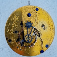 Antique 18s Appleton Tracy Co. 15J Hunter Pocket Watch Movement Waltham