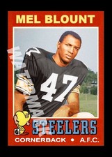 Mel Blount Steelers Custom Football Art Card