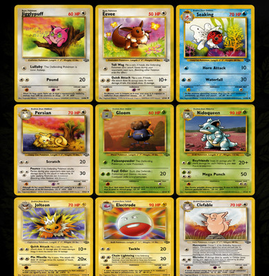 Pokémon Jungle Set Pick Your Card WOTC Vintage LP Singles