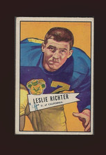 1952 Bowman Small #61 Les Richter (RC) (HOF) (VG-EX) (MK) Los Angeles Rams