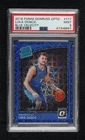 2018-19 Donruss Optic Rated Rookie Blue Velocity Prizm Luka Doncic PSA 9 MINT