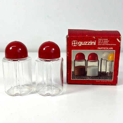 Salt Pepper Guzzini Particolari Salz Pfefferstreuer Red Design Ambrogio Rossari