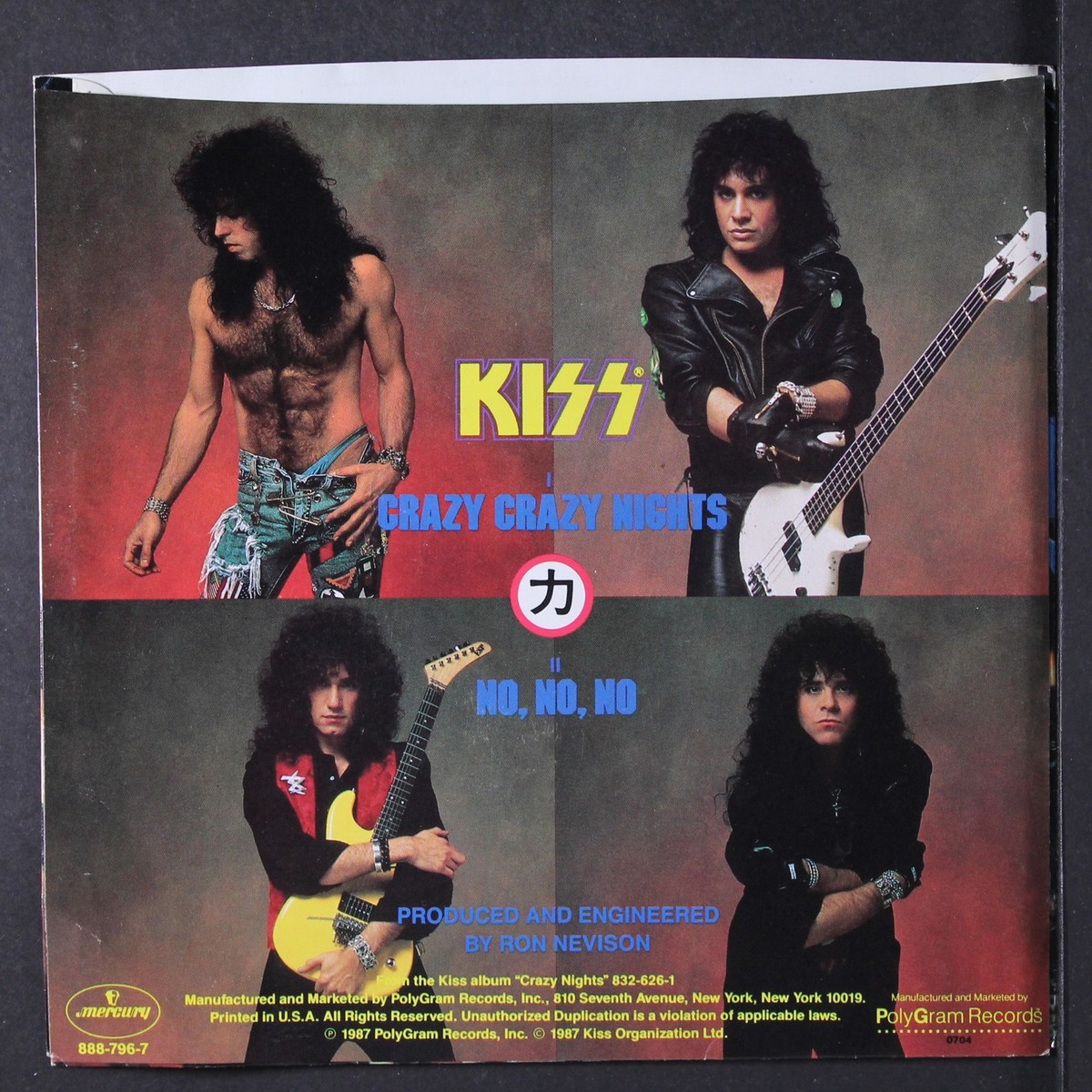 KISS: crazy crazy nights MERCURY 7