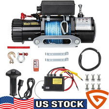 Wireless Electric Winch 10000lbs 12v Synthetic Rope Towing Fit Truck Trailer Car Wireless Electric Winch 10000lbs 12v Synthetic Rope Towing Fit Truck Trailer Car