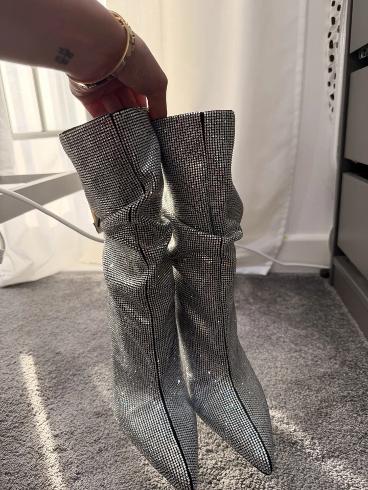 Zara Rhinestone Boots - Image 3 of 4