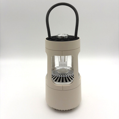 Bluetooth Speaker Lantern 4000mAh IPX4 Waterproof Rechargeable LED Lantern White