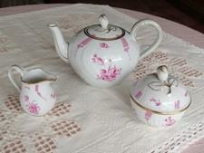 Teekanne, Milchkanne, Zuckerdose Hutschenreuther Sanssouci