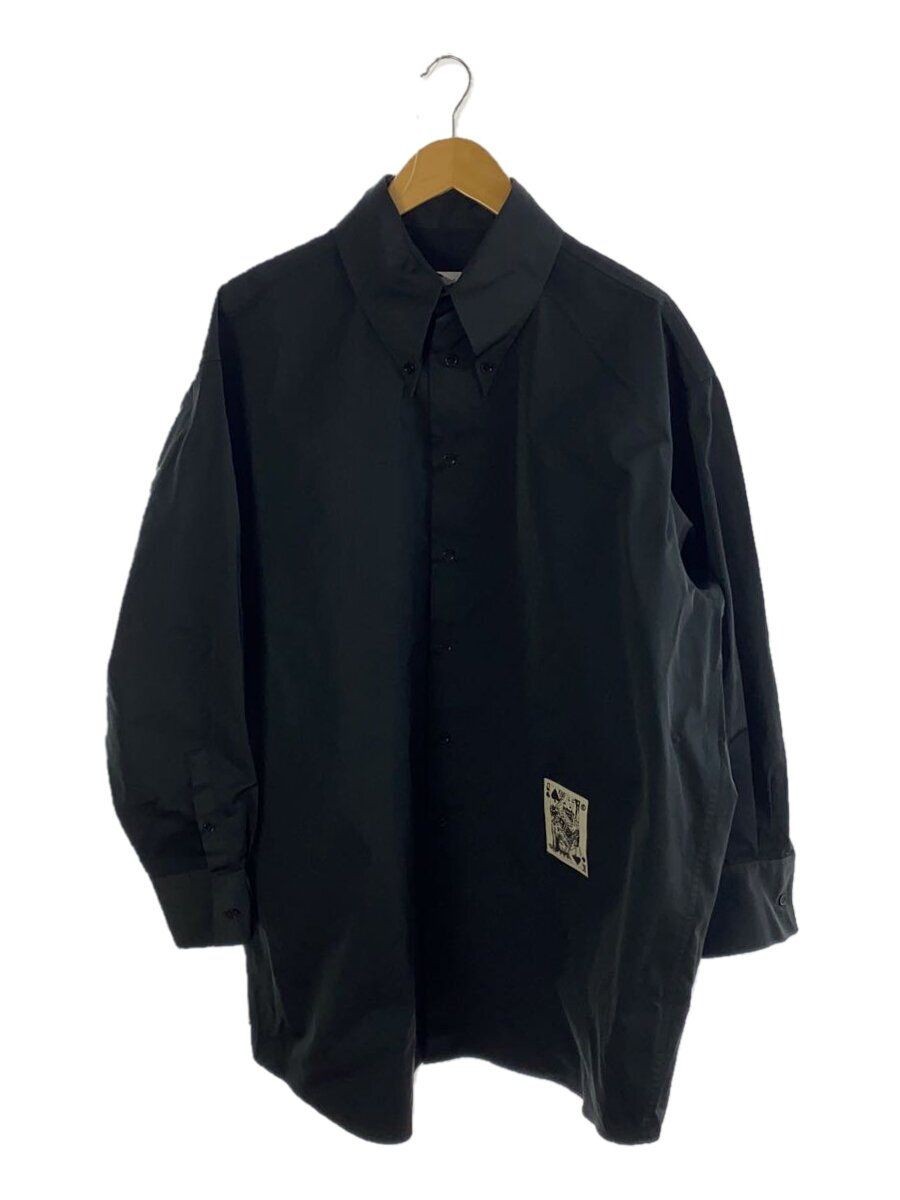 MM6 altra camicia manica lunga M poliestere nera usata