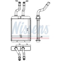 Nissens WäRmetauscher HeizungsküHler FüR Alfa Romeo 147 1.6 16V T.Spark Eco GT