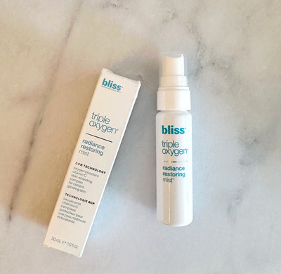 Bliss Triple Oxygen Radiance Restoring Mist with Vitamin C 30mL NEW / SHIPS FREE
