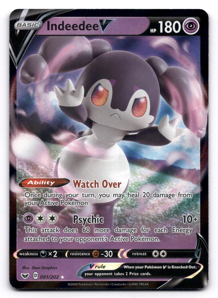 Indeedee V Pokmon TCG Cards for sale | eBay
