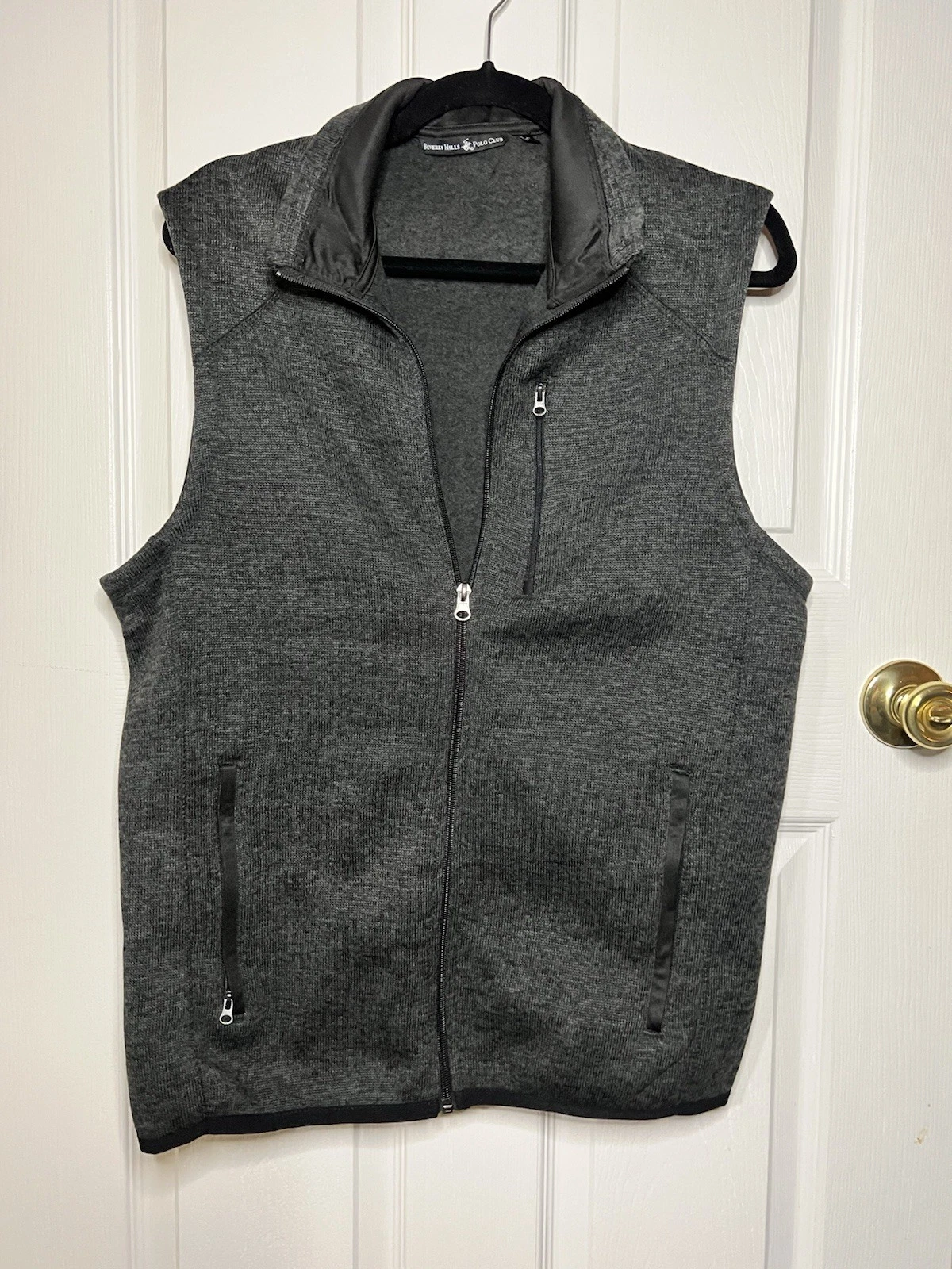 Beverly Hills Polo Club Men’s Gray Vest Size Medium