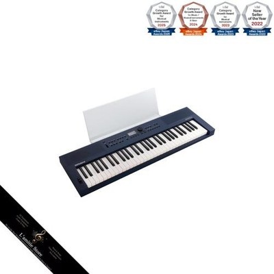 Roland GO:KEYS 3 Digital Keyboard Midnight Blue (GOKEYS3-MU) mit MRGKS3/5 Music