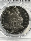1877 Trade Dollar PCGS XF Detail Holed