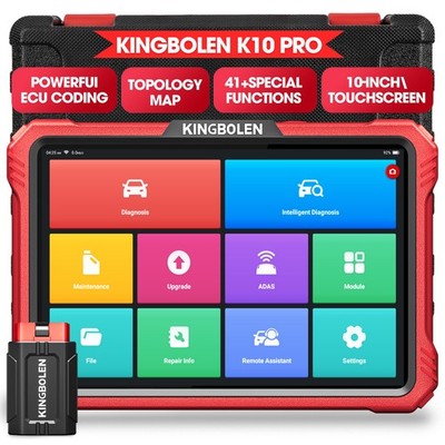 KINGBOLEN K10 PRO OBD2 Diagnosegerät ALLE SYSTEM ECU Coding 50+Services 128G