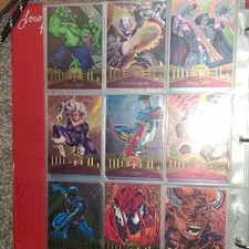 Fleer Marvel Metal 1995 Trading Card Lot 9 Cards Hulk 2099 Power Grid Vintage