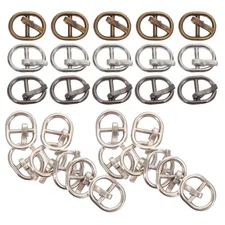 150 Pcs Mini Buckles Small DIY Metal for Crafts