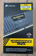 CORSAIR VENGEANCE LPX 16GB 3200MHz DDR4 2x8GB PC Memory Gaming 3200 BLACK CL16