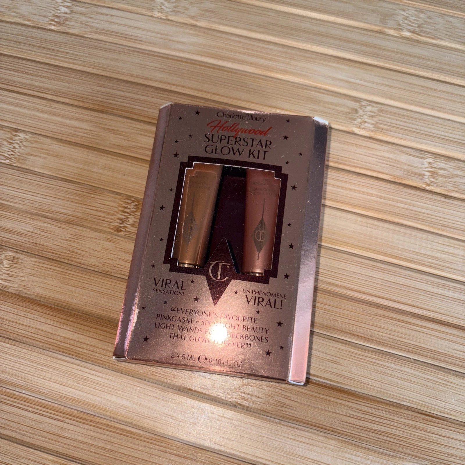 Charlotte Tilbury Hollywood Superstar Glow Kit PINKGASM SPOTLIGHT BNIB