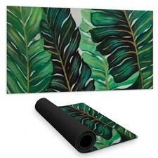 Begin Home Decor C1DM1531X1MOJE 16 x 32 in. Exotic Floral Botanical Green D...