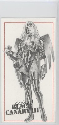 1996 SkyBox Kingdom Come Xtra Sketchboard Black Canary III #7 Sketch 2a7