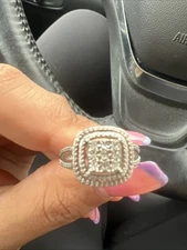 Zales-past present future diamond ring