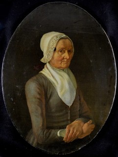 LARGE 17th CENTURY DUTCH OLD MASTER OIL CANVAS PORTRAIT WOMAN ANTIQUE PAINTING