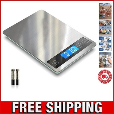 Precision Digital Kitchen Scale with Tare Function - 22lb Capacity, Lightweight