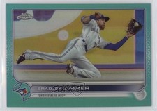 2022 Topps Chrome Update Aqua Refractor 48/250 Bradley Zimmer #USC170 yf0