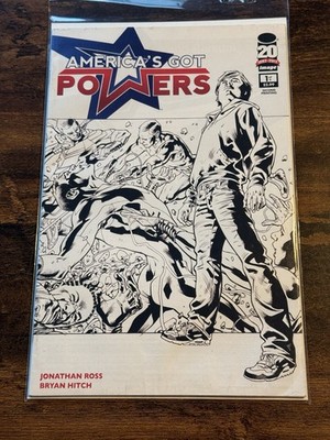 America's Got Powers #1 (of 6) - Image - 2012 - 2nd Print Sketch Cover C405