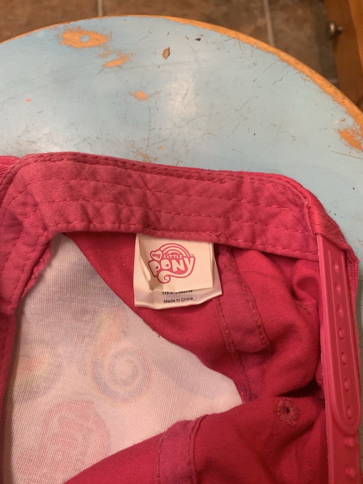 Cappello bambina My Little Pony Rainbow Dash nuovo berretto snapback nuovo con etichetta rosa