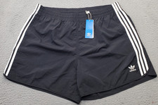 Adidas Adicolor Classics Sprinter Shorts Men 2XL Black Elastic Waist Logo HS2069