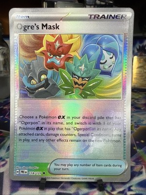 Ogre s Mask (Poke Ball Pattern) - 118/131 - Prismatic Evolutions - Near Mint