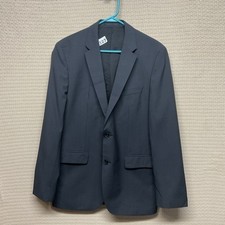 Hugo Boss Super 100 Gray Wool 2 Button Double Vented Blazer Sport Coat Men 40R