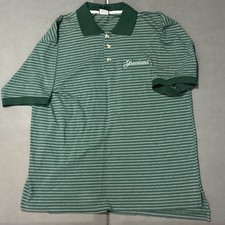 Vintage Elvis Presley Graceland Green Polo Shirt Size L / Large Made in USA