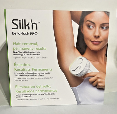 Silk n BellaFlash Pro Hair Removal System - White - Open Box