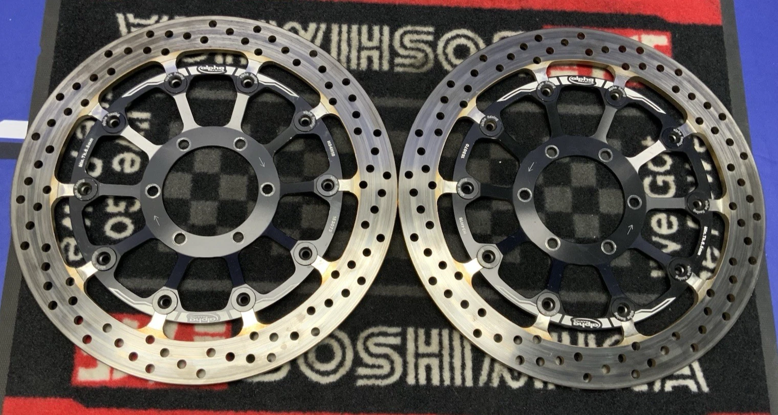 Alpha Racing Front Brake Rotor Set BMW S1000RR 2012-2018 3411A210T01