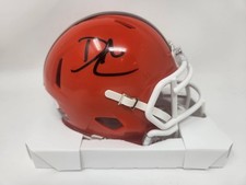 David Njoku Signed Cleveland Browns Mini Helmet The Chief JSA COA BUF