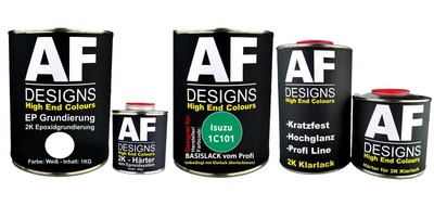 FÜR Isuzu 1C101 Meadow Green 3.7L Autolack SET 2K Epoxid Grundierung Klarlack