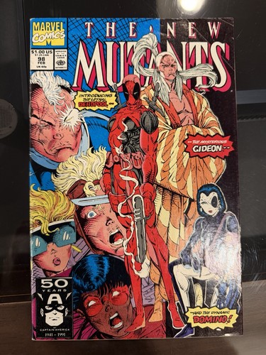 Marvel Comics the New Mutants #98 (Feb. 1991) First Deadpool Appearance